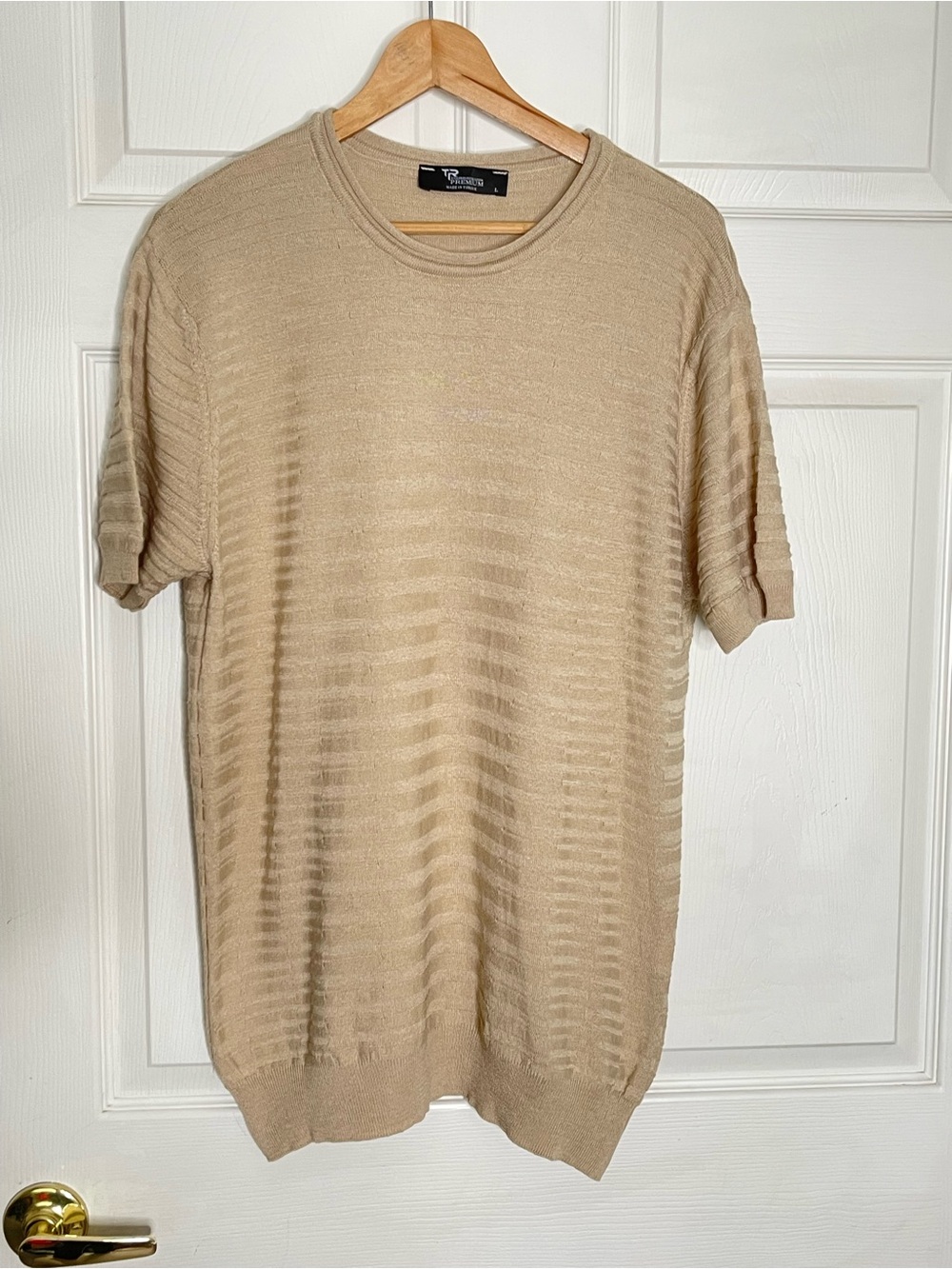 Tailored Recreation Premium Beige Knit Top
